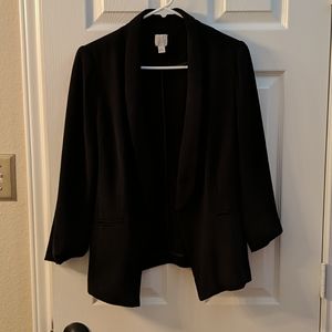 LC Lauren Conrad Black Fitted Blazer